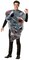 The Costume Center Blue and Red Sharknado Get Real Men Adult Halloween Costume - One Size